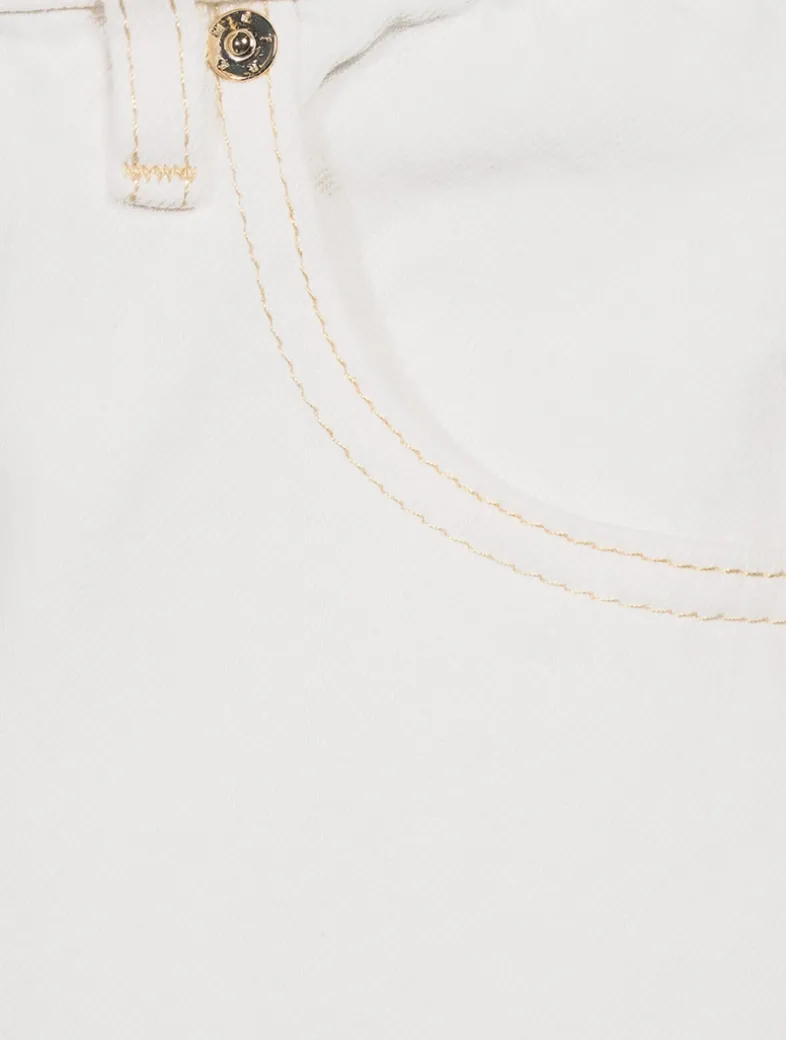 Low-Slung Barrel-Leg Jeans