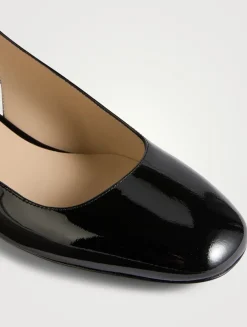 Maeve Patent Leather Slingback Pumps