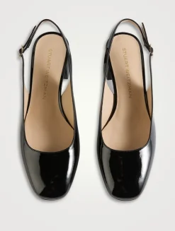Maeve Patent Leather Slingback Pumps