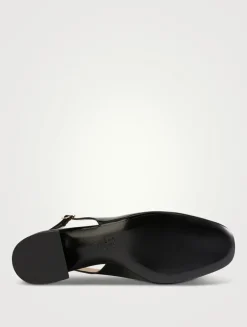 Maeve Patent Leather Slingback Pumps