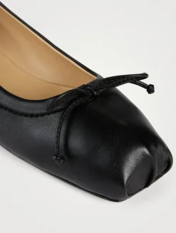 Mamadrague Leather Ballet Flats
