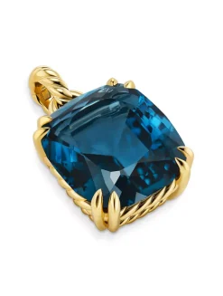 Marbella Pendant In 18k Yellow Gold With Amethyst, 22mm