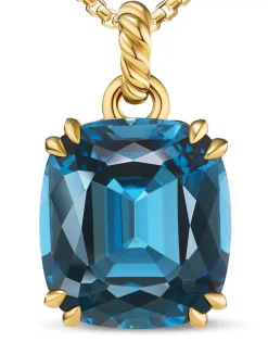 Marbella Pendant In 18k Yellow Gold With Amethyst, 22mm