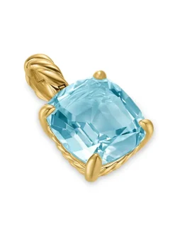 Marbella Pendant In 18k Yellow Gold With Citrine, 12mm
