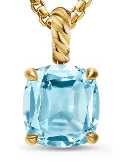 Marbella Pendant In 18k Yellow Gold With Citrine, 12mm