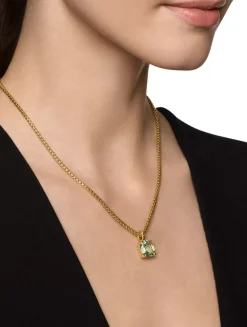 Marbella Pendant In 18k Yellow Gold With Citrine, 12mm