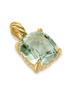 Marbella Pendant In 18k Yellow Gold With Citrine, 12mm