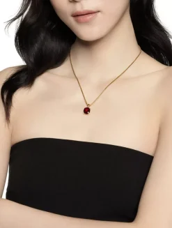 Marbella Pendant In 18k Yellow Gold With Citrine, 12mm