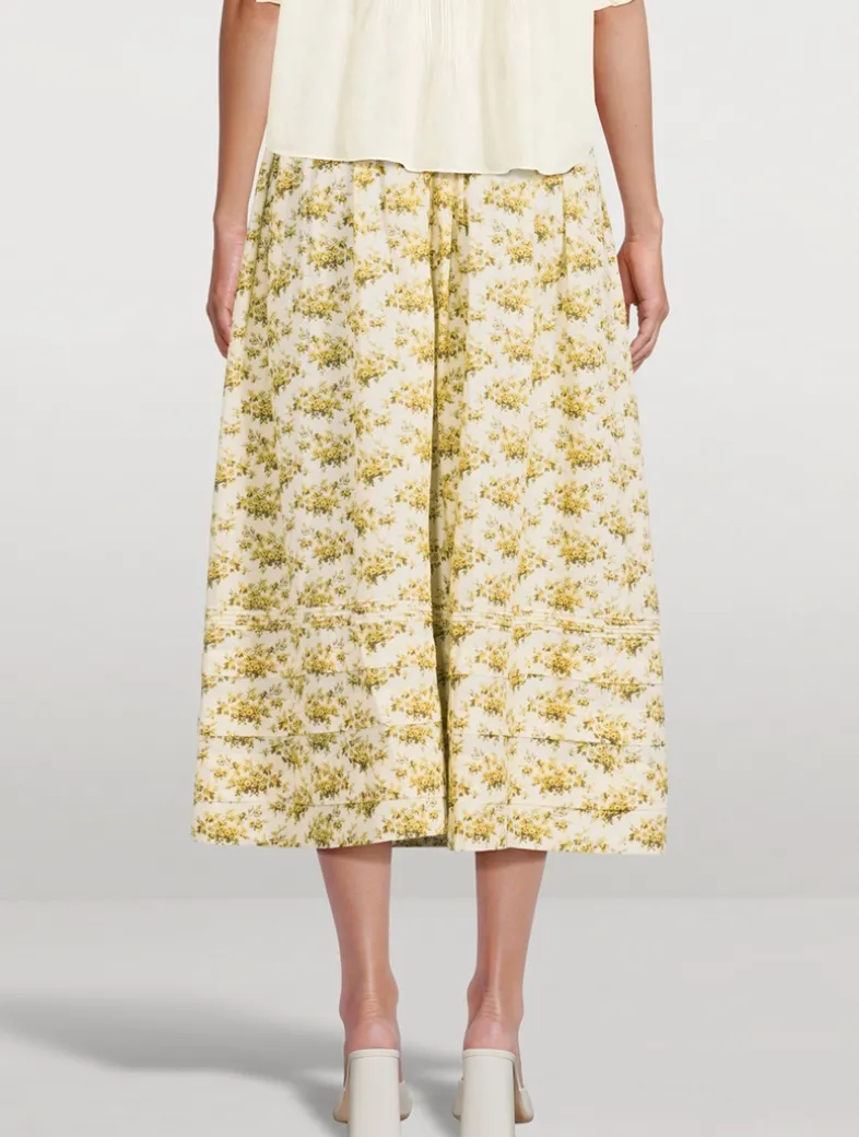 Marcie Maxi Skirt In Floral Print