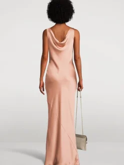 Maria Satin Gown