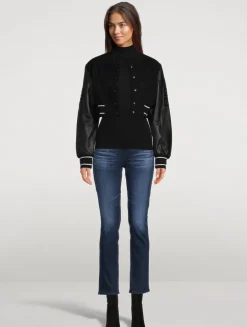 Mari High-Rise Slim Straight Jeans