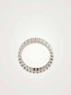 Matrix Baguette Cut Crystal Ring