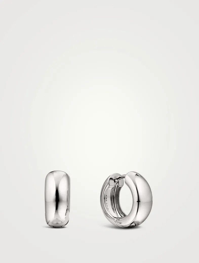 Medium Chunky Hoop Earrings