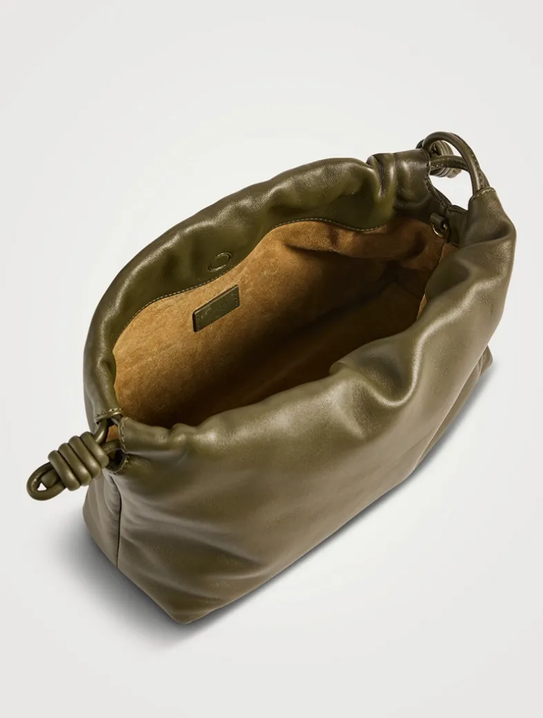 Medium Flamenco Leather Purse With Donut Chain