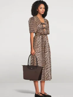 Medium Le Pliage Green Shoulder Bag