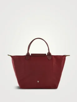 Medium Le Pliage Green Top Handle Bag