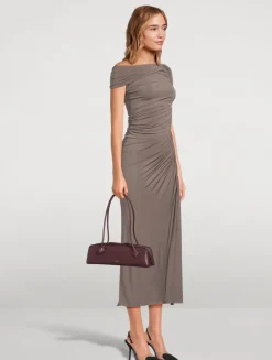 Medium Le Teckel Leather Shoulder Bag