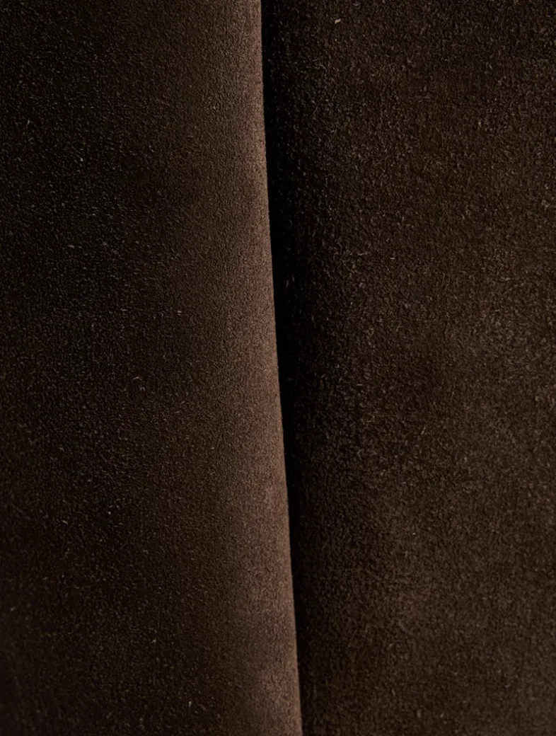 Medium Suede Bucket Bag