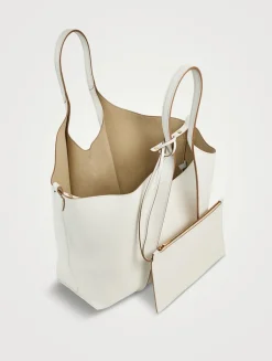 Medium T Timeless Leather Shopping Bag