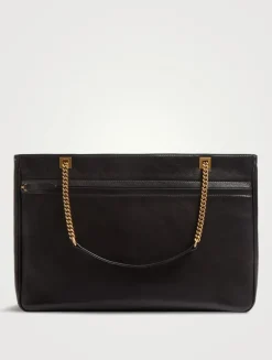 Medium Viva Superstar Leather Tote Bag