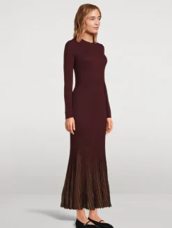 Mila Rib-Knit Dress