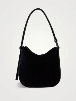 Mini Anna Velvet Shoulder Bag