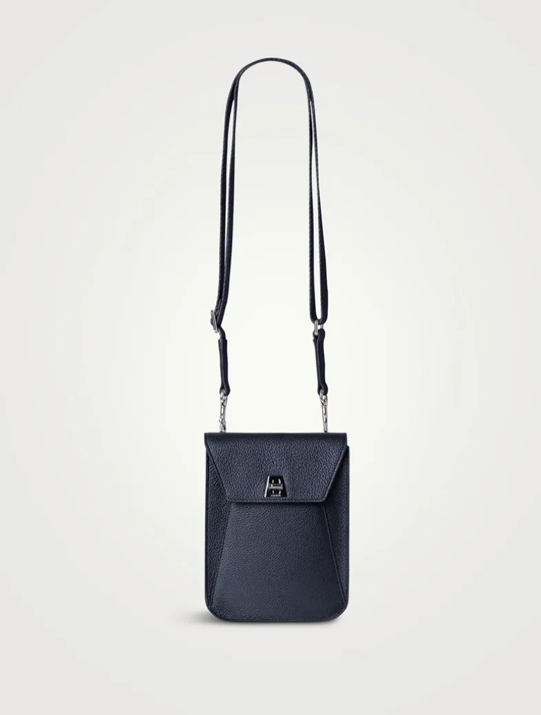 Mini Anouk Leather Messenger Bag