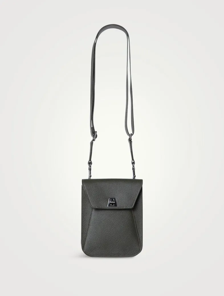Mini Anouk Leather Messenger Bag