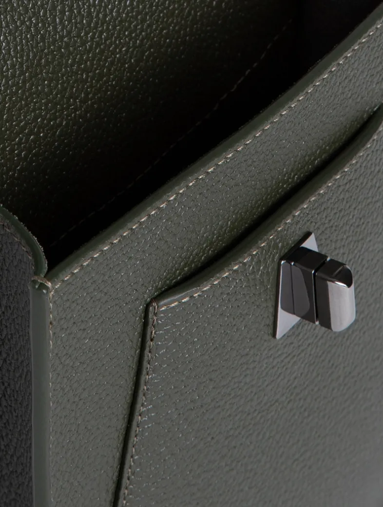 Mini Anouk Leather Messenger Bag