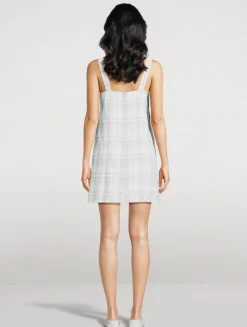 Mini Dress In Plaid Print