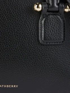 Mini Georgia Leather Crossbody Tote Bag