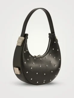 Mini Toni Studded Leather Shoulder Bag