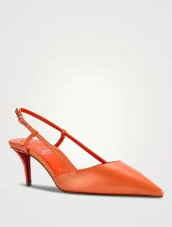 Miss Z Leather Slingback Pumps