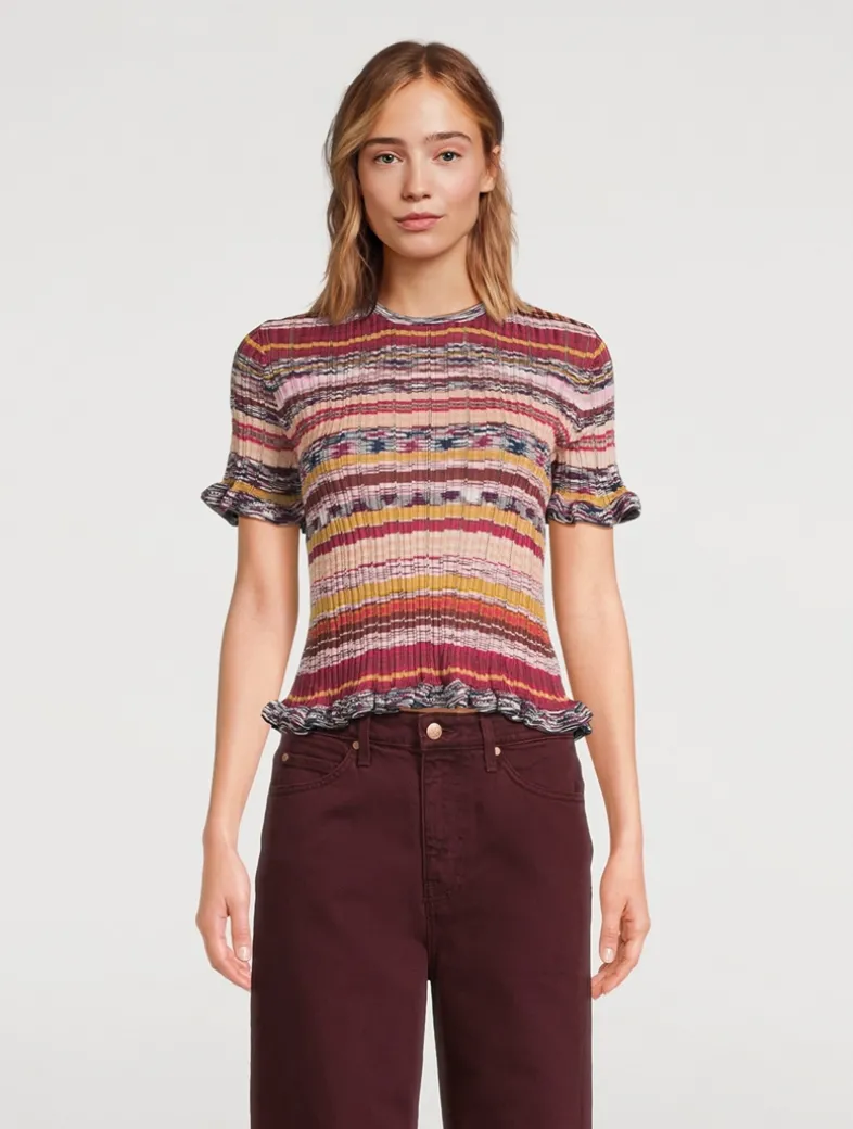 Miya Ruffle-Trimmed Sweater