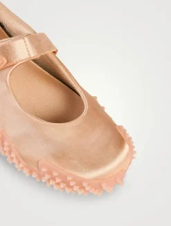 Mostro Fey Satin Ballerina Sneakers