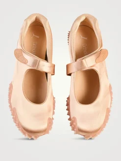 Mostro Fey Satin Ballerina Sneakers