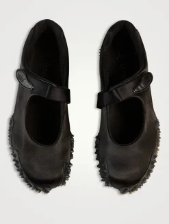 Mostro Fey Satin Ballerina Sneakers