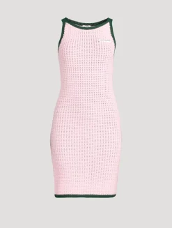 Mouliné Mini Dress