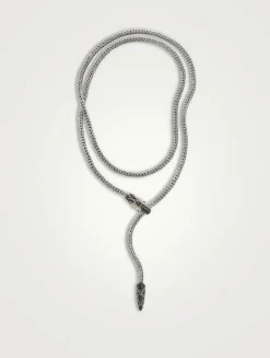 Naga Heritage 18K Gold And Sterling Silver Necklace With Gemstones And Diamonds