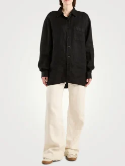 Nesson Linen Denim Shirt