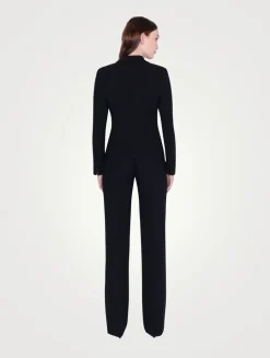 Ocelia Wool Double-Face Blazer