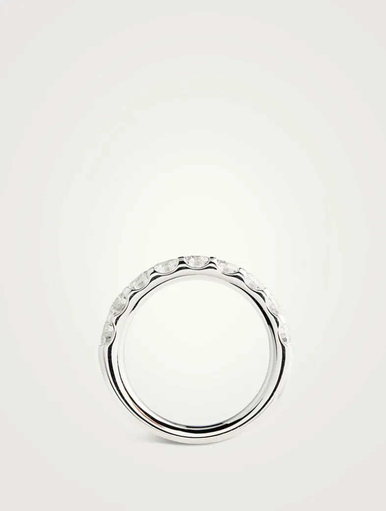 Odessa Platinum Nine-Stone Diamond Ring