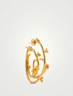 O Flower Earrings