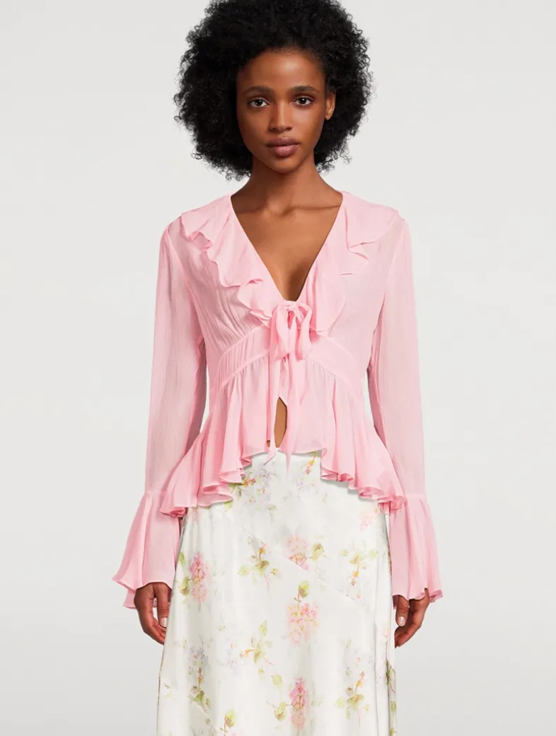 Ovidia Ruffled Blouse