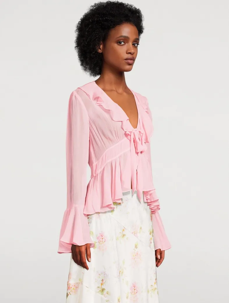 Ovidia Ruffled Blouse