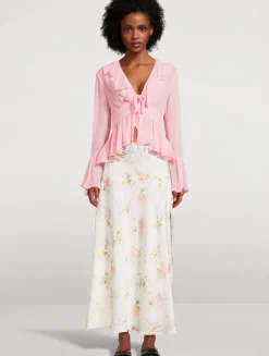 Ovidia Ruffled Blouse