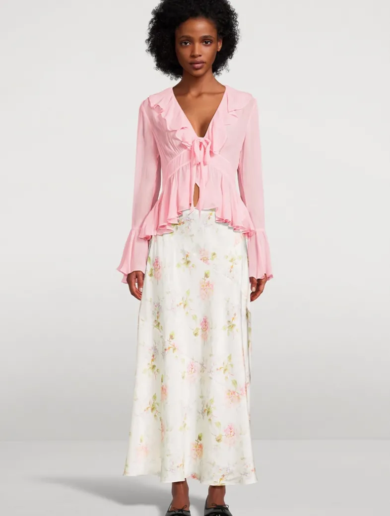 Ovidia Ruffled Blouse