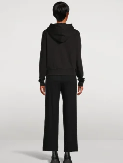 Padded Down Zip-Up Hoodie