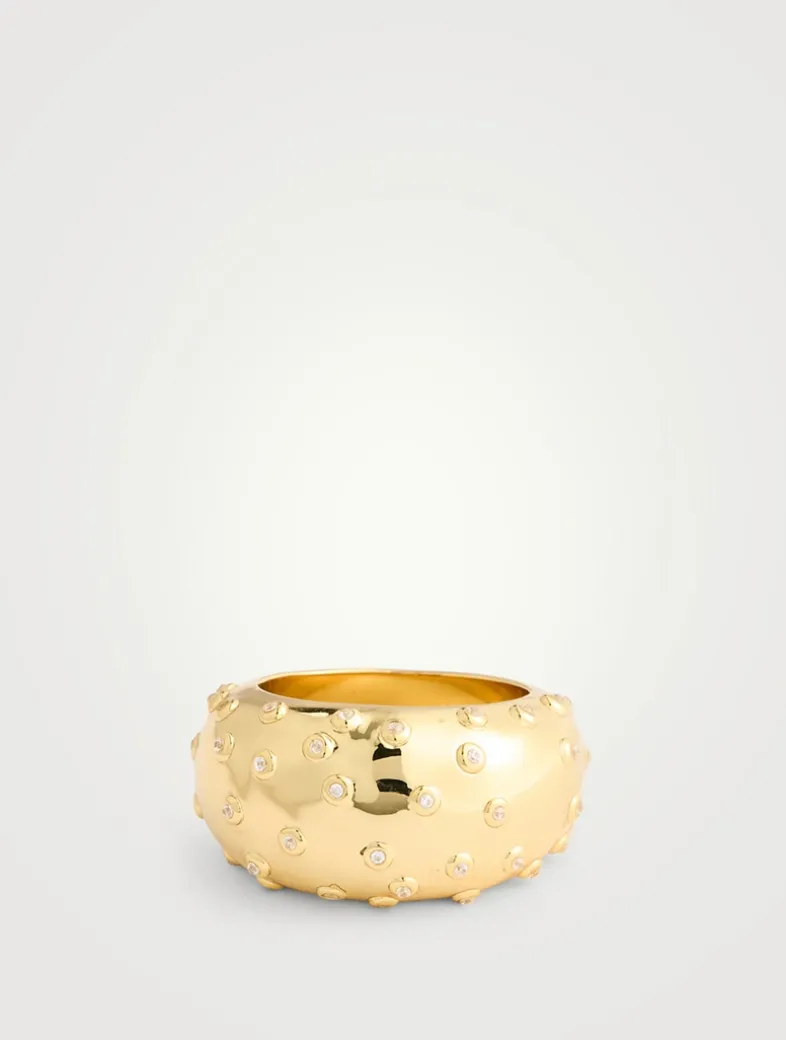 Pavé Molten Ring