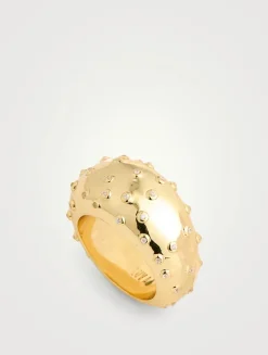 Pavé Molten Ring